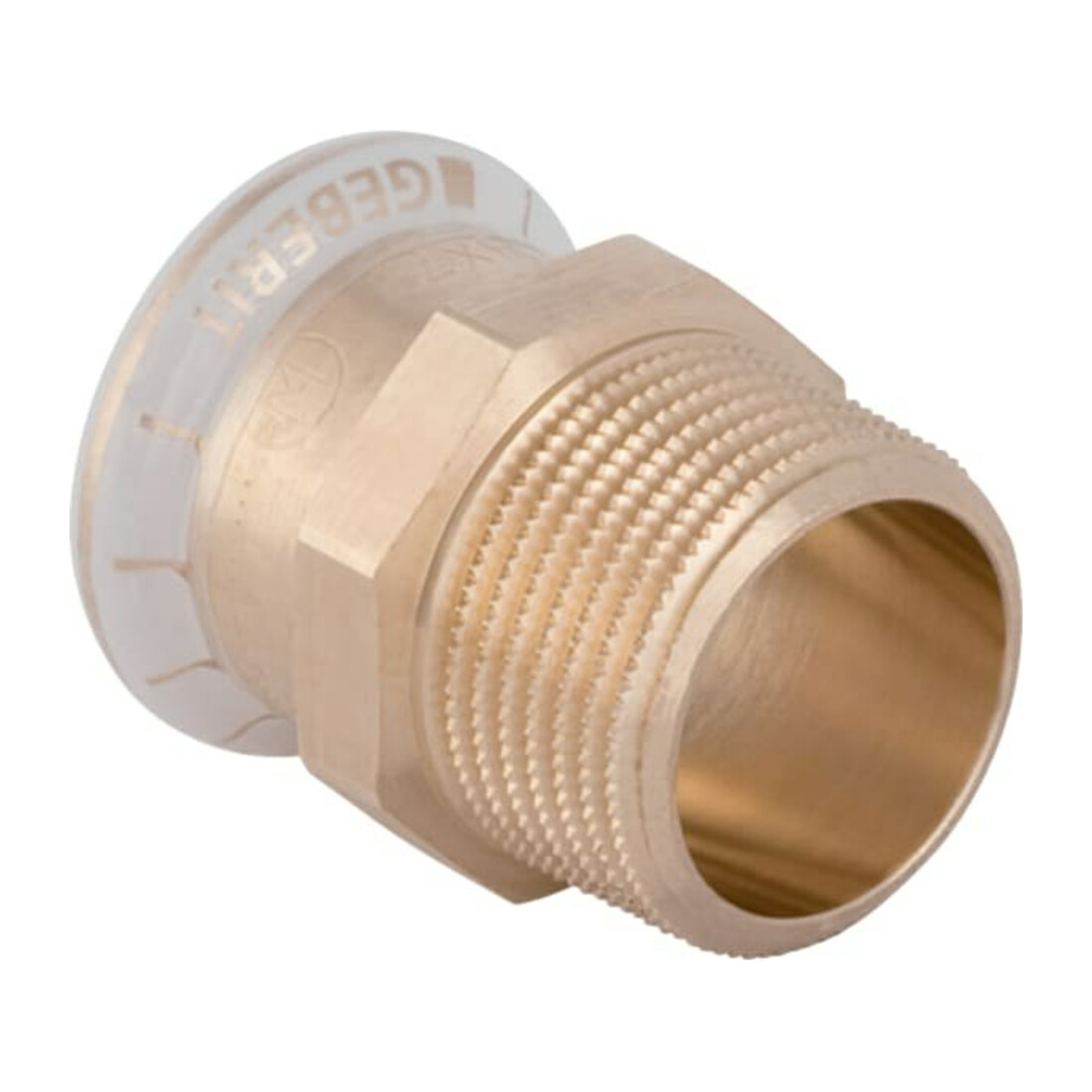 Geberit raccord Mapress d 54 mm x R 2, Cu, filetage extérieur, laiton rouge