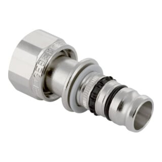 Geberit Raccord Mepla d 20 mm x G 1/2, mâle, nickelé, laiton
