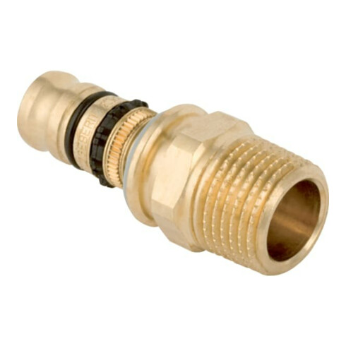 Geberit Raccord Mepla d= 40 mm x R 1, avec AG, laiton rouge