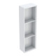 Geberit Regal 22,5x70x13,2cm, recht., w/lack. hochgl.-1