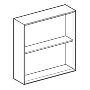 Geberit Regal 45x46,7x13,2cm, qu., Ei nat./Mel. Struk.-2