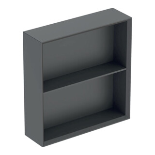 Geberit Regal 45x46,7x13,2cm, quadr., lava/lackiert ma
