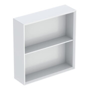 Geberit Regal 45x46,7x13,2cm, quadr., w/lack. hochgl.