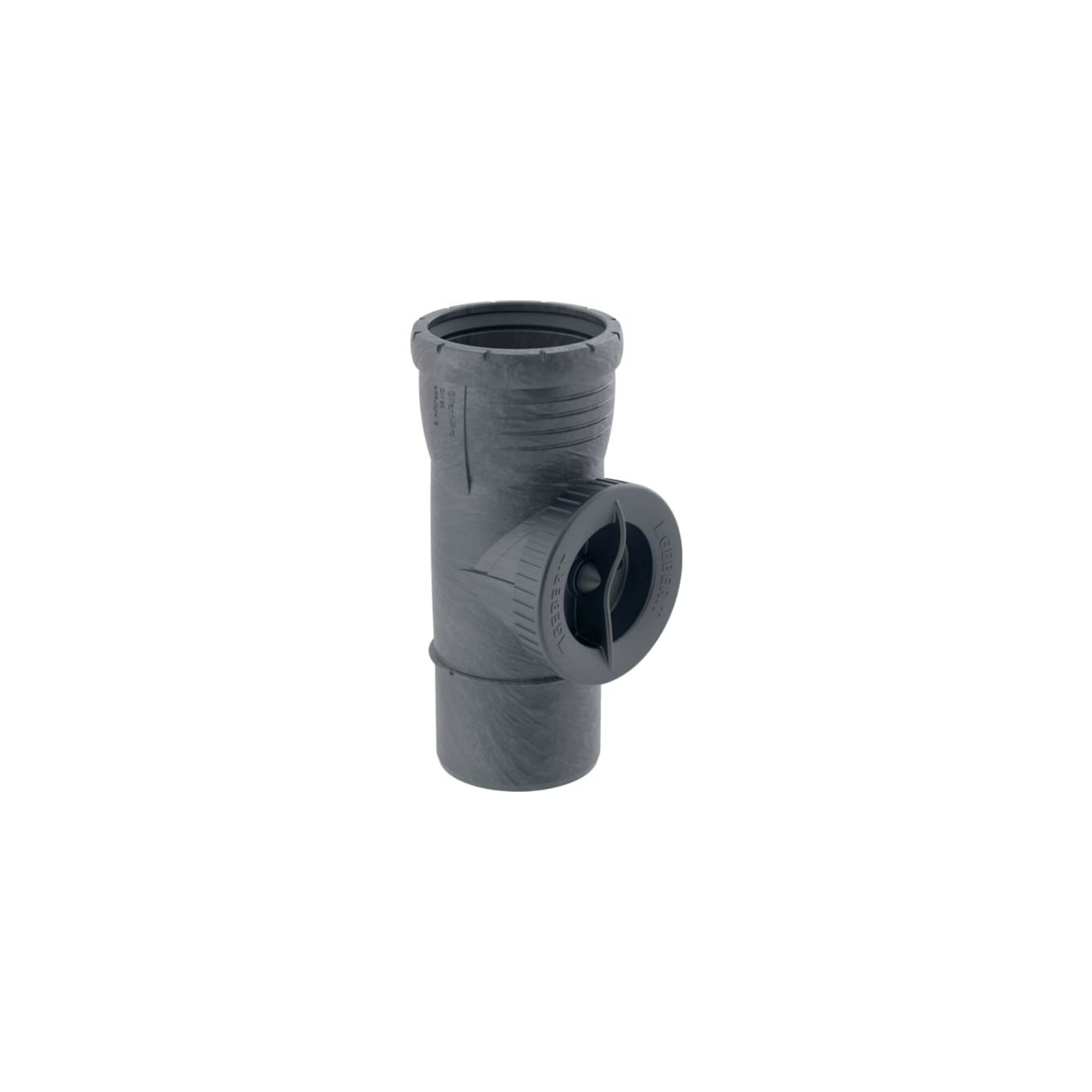 Geberit Reinigungsstück Silent Pro DN 125, 90Gr, mit runder Serviceöffnung
