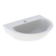 Geberit Renova Lavabo mural 50x40 cm, blanc, complet fermé, sans trop-plein-1