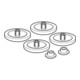 Geberit Réservoir tampon blanc, pour abattant WC-4