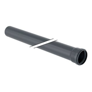 Geberit Rohr Silent Pro DN 100, 500mm, mit Muffe