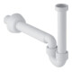 Geberit Rohrbogengeruchsverschluss 1 1/4"x32mm, f WT u Bi., Abg hor, PP, we-1