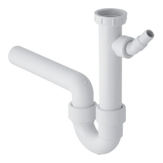 Geberit Rohrbogengeruchsverschluss G 1 1/2x50mm, m Tül, Abg h, f Spülb., we