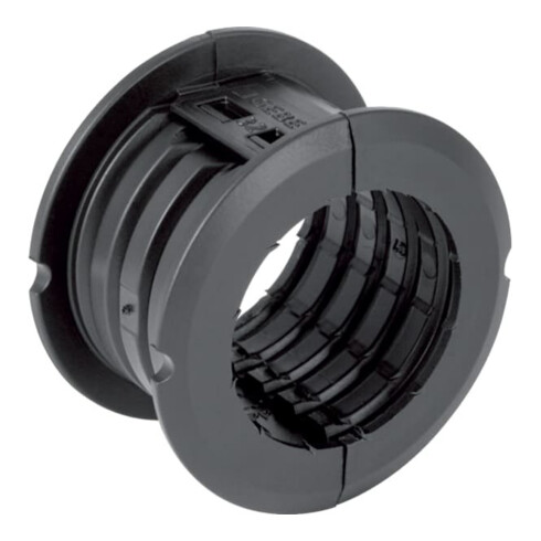Geberit Rohrschell.-Einlegeschalen Mepla d= 40mm, 2-teilig, schwarz, PP-C