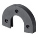Geberit Schalldämmunterlage z Anschl ger m IG Rp 1/2, schwarz, EPDM-1