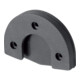 Geberit Schalldämmunterlage z Winkel 90Gr. 1, sw, EPDM, m IG Rp 1/2-1