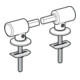 Geberit Scharniere Absenkautomatik, verchromt, für WC-Sitz-3