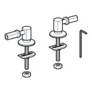 Geberit Scharniere Befestig. v oben, verchromt, für WC-Sitz-4