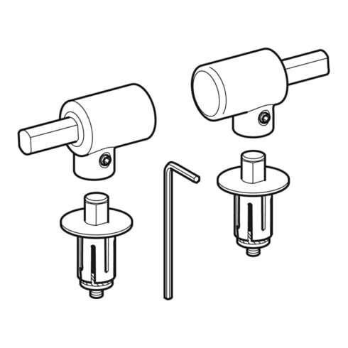 Geberit Scharniere passend zu Flow WC-Sitz 575950