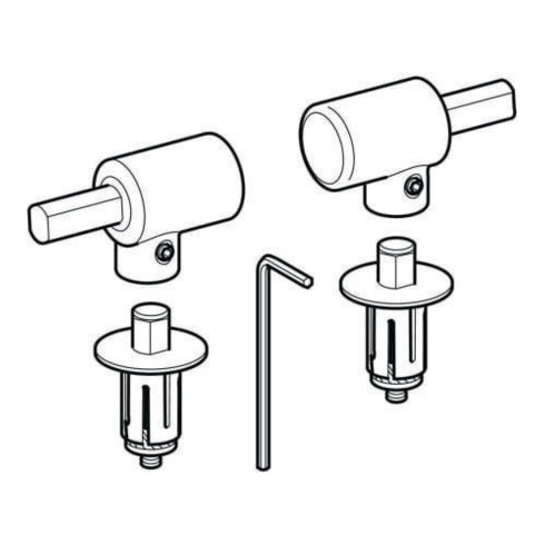 Geberit Scharniere passend zu Flow WC-Sitz 575950