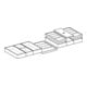 Geberit Schubladeneinsatz-Set 120cm breit, für obere Schublade, Bambus-3
