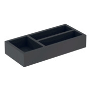 Geberit Schubladeneinsatz Smyle Square 32,3x5,9x15cm, T-Teil., la. strukturiert