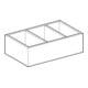Geberit Schubladeneinsatz Smyle Square 32,3x9,8x20cm, la. strukt., H-Teilung