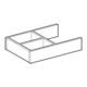 Geberit Schubladeneinsatz T-Unterteilung, 320 x 70 x 230 mm, hellgrau