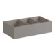 Geberit Schubladeneinsatz Xeno2 37,3x6,2x20,8cm, H-Teil., Mel. Holz/grau-1
