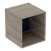 Geberit Seitenelement One 45x49,2x47cm, Nussb hick./Mela Holzst.