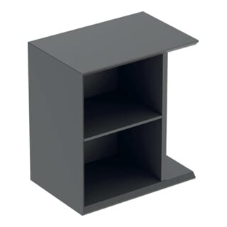 Geberit Seitenelemet iCon 37x40x24,5cm, f HWB, lava/lackiert matt