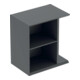 Geberit Seitenelemet iCon 37x40x24,5cm, f HWB, lava/lackiert matt-1