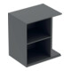 Geberit Seitenelemet iCon 37x40x27,3cm, f HWB, lava/lackiert matt-1