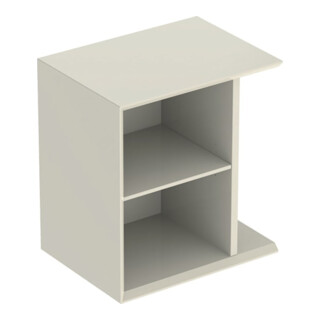Geberit Seitenelemet iCon 37x40x27,3cm, f HWB, s gr./lack. hochgl.