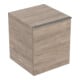 Geberit Seitenschrank Acanto 1 Lade, 1 Innenlade, Br. 46cm, Nussbaum-1