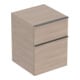 Geberit Seitenschrank iCon 45x60x47,6cm, 2 Laden, Eiche/Gr. la. ma-1