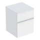 Geberit Seitenschrank iCon 45x60x47,6cm, 2 Laden, we. ma/Gr we. ma-1