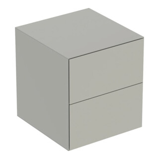 Geberit Seitenschrank One 45x49,2x47cm, 2 L, greige/lackiert ma