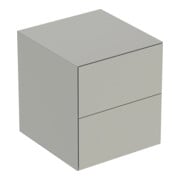 Geberit Seitenschrank One 45x49,2x47cm, 2 L, greige/lackiert ma