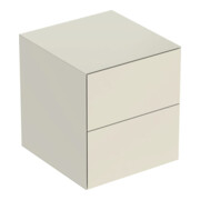 Geberit Seitenschrank One 45x49,2x47cm, 2 L, sand-grau/l hochgl.