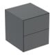 Geberit Seitenschrank One 45x49,2x47cm, 2 Laden, lava/lackiert ma-1