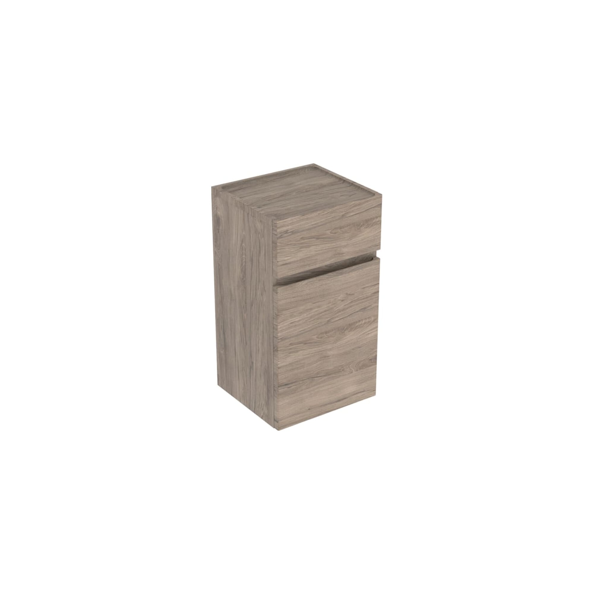 Geberit Seitenschrank Renova Plan 39x70x36cm, 1 T, 1 La., N, F. strukt.