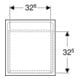 Geberit Seitenschrank Renova Plan 40x55x44,5cm, 1 Lade, we., lack. hochgl.-5