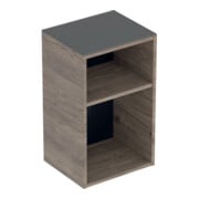 Geberit Seitenschrank Smyle Square 36x60x29,9cm, off., Holzst. Nussb hick.