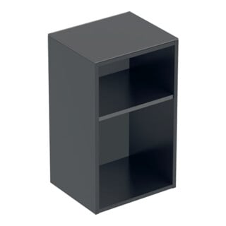 Geberit Seitenschrank Smyle Square 36x60x29,9cm, offen, lava matt