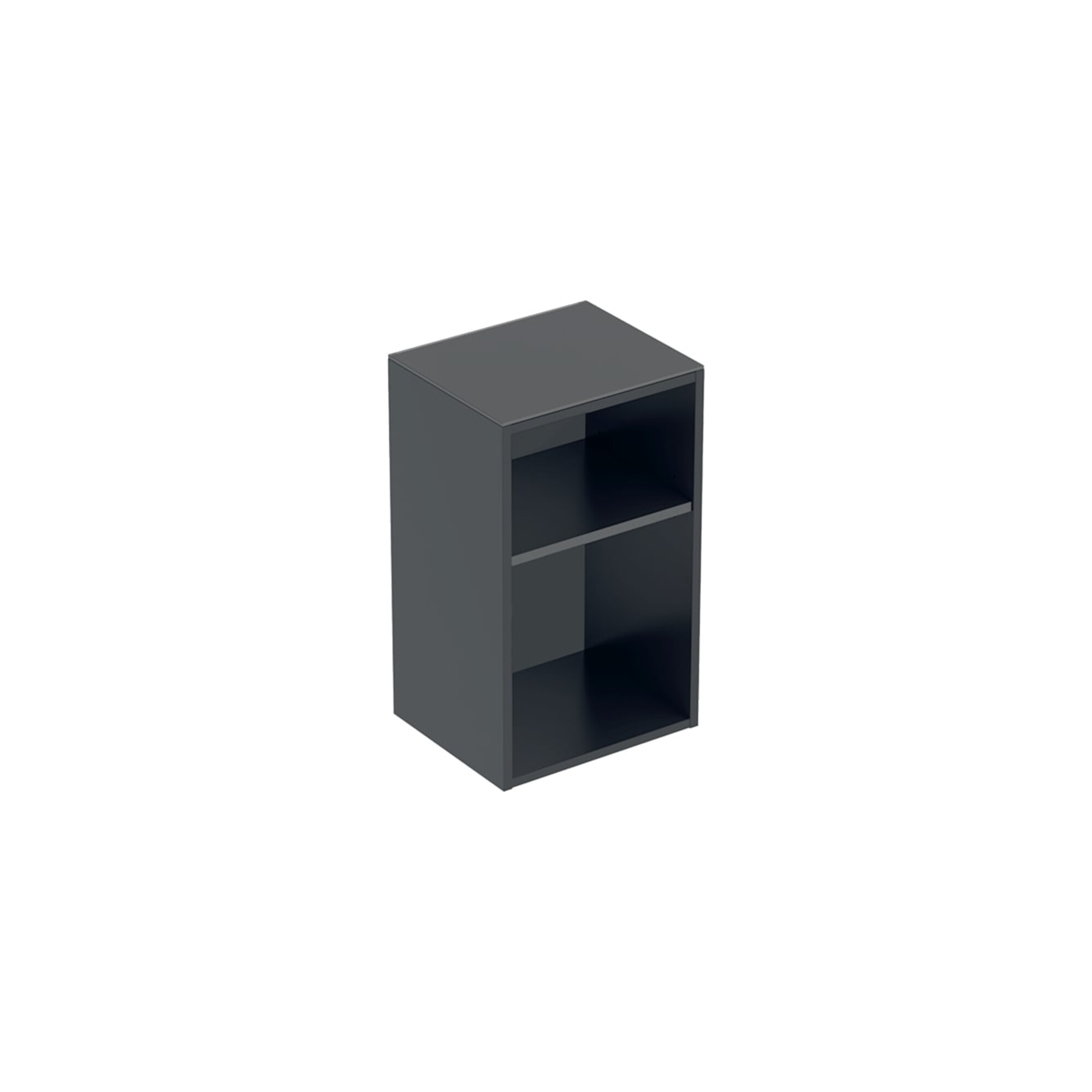 Geberit Seitenschrank Smyle Square 36x60x29,9cm, offen, lava matt