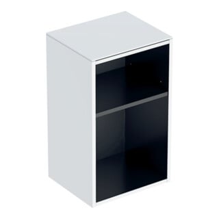 Geberit Seitenschrank Smyle Square 36x60x29,9cm, offen, weiß hochglanz