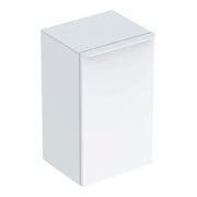 Geberit Seitenschrank Smyle Square li, 36x60x32,6cm, weiß hochglanz, 1 Tür