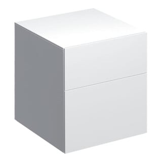 Geberit Seitenschrank Xeno2 45x51x46,2cm, m 2 Laden, hochgl./we
