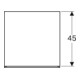 Geberit Seitenschrank Xeno2 45x51x46,2cm, m 2 Laden, matt/greige