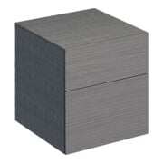 Geberit Seitenschrank Xeno2 45x51x46,2cm, m 2 Laden, strukt./sch.-gr