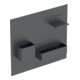 Geberit Set de mur magnétique Acanto 44,9x38,8x7,5 cm, lava/lava mat-1