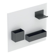 Geberit Set de panneau magnétique Acanto 44,9x38,8x7,5 cm, blanc/blanc brillant