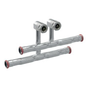 Geberit Set de raccord en T Mapress C-St. d 22x15mm, VL/RL, avec KVS, ext. galvanisé